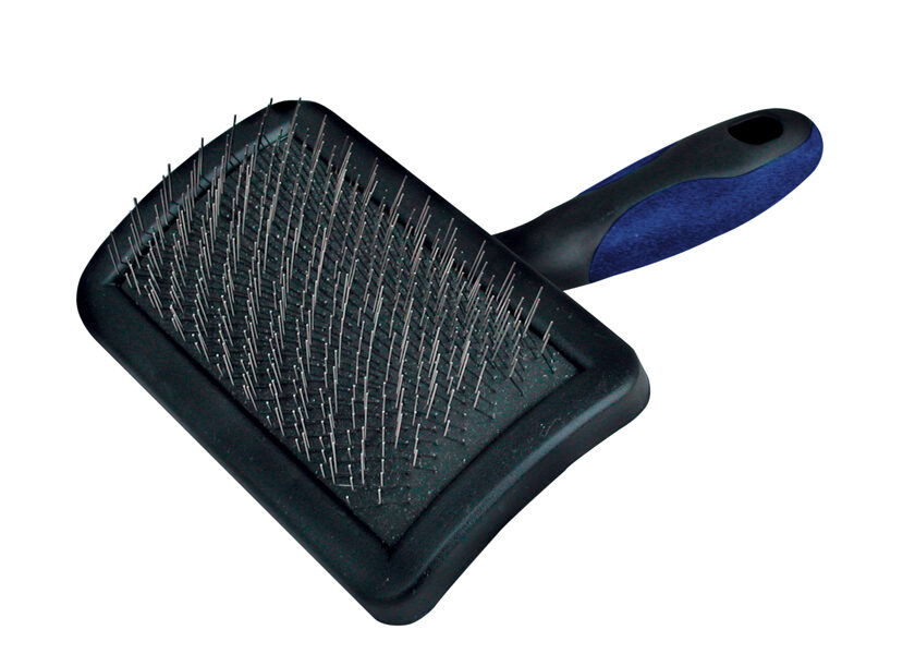Show Tech Universal Duo-Pin Slicker Medium Slicker Brush - средняя пуходерка с жесткими штифтами двойной длины