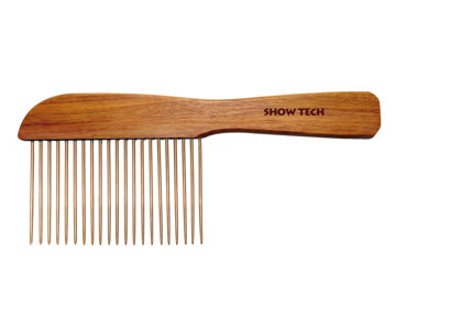 Show Tech Flat Wooden Comb Rosewood Extra Long Comb