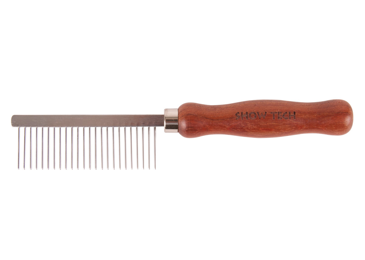 Show Tech Wooden Rosewood Handle Comb - Coarse, 18cm 