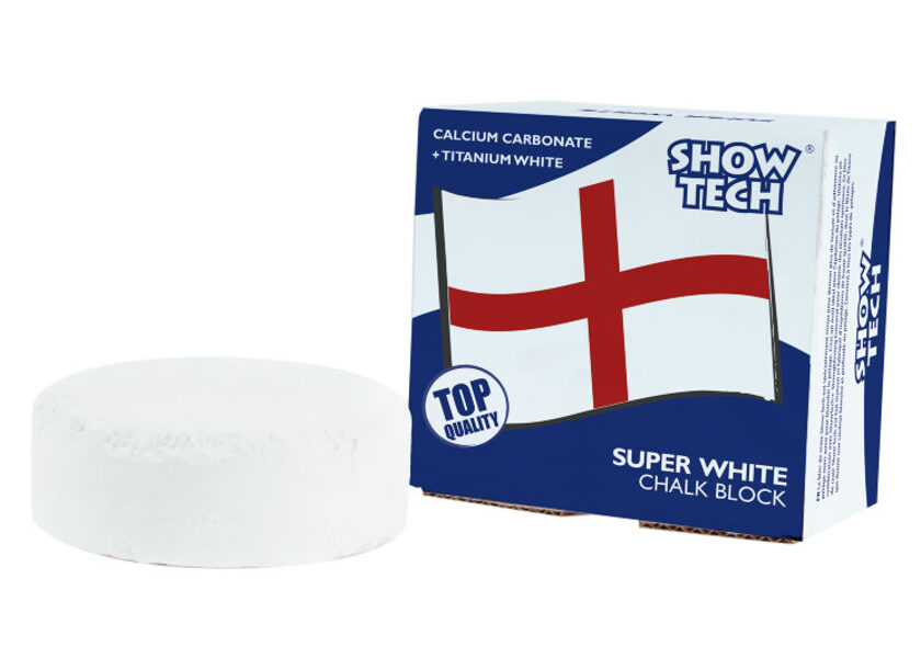 Show Tech English Chalk Block Round Super White Chalk Block