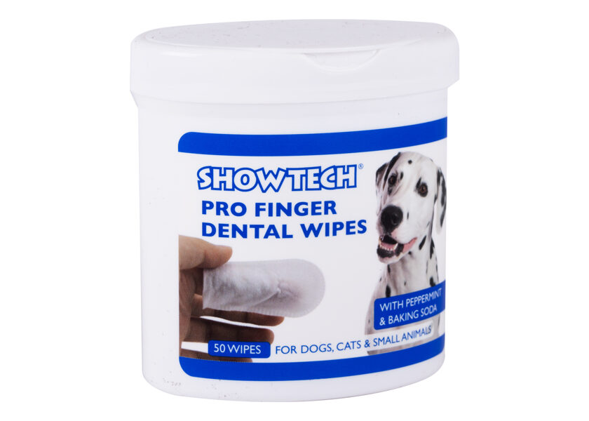 Show Tech Pro Finger Dental Wipes - salvetes zobu tīrīšanai, 50 gb