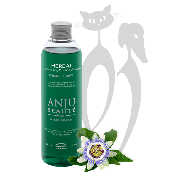 Anju Beaute Shampoo Herbal, 1000 ml - visiem spalvas tipiem, biežai lietošanai