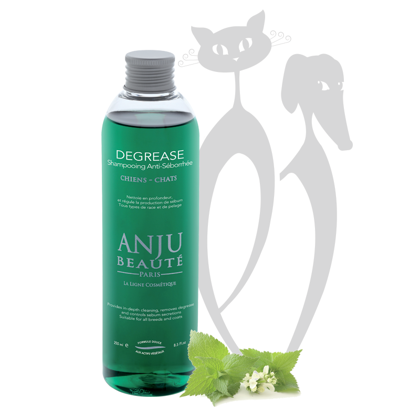 Anju Beaute Shampoo Degrease, 250 ml - Nodrošina padziļinātu tīrīšanu, attauko un kontrolē tauku sekrēciju