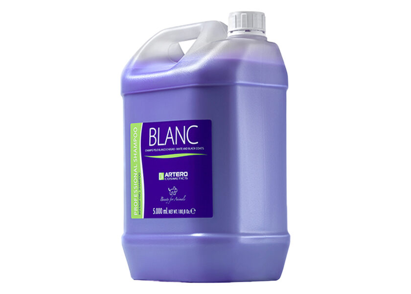 Artero Champu Blanc Shampoo, 5000 ml - to intensify the natural color of the coat