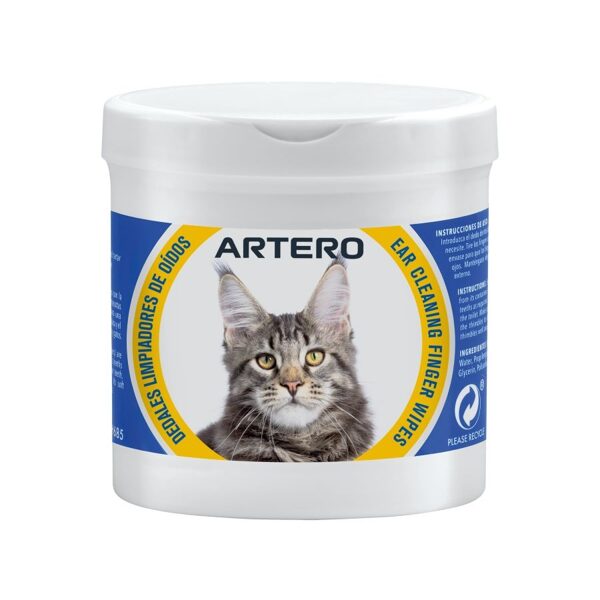 Artero Ear Cleaning Wipes 4CATs 50psc - salvetes ausu tirīšanai kaķiem 50gab.