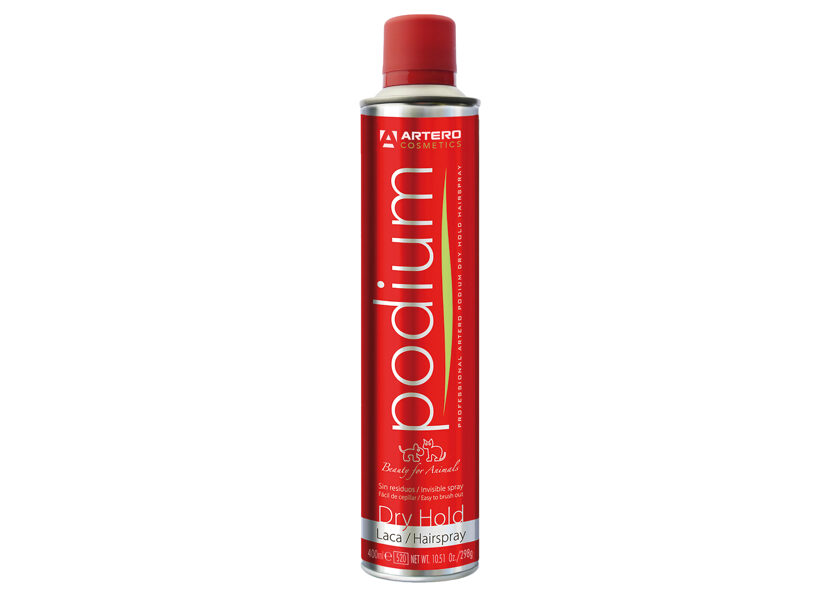 Artero Podium Dry Hold Hair Spray 400 ml - sprejs matu fiksācijai un tekturēšanai
