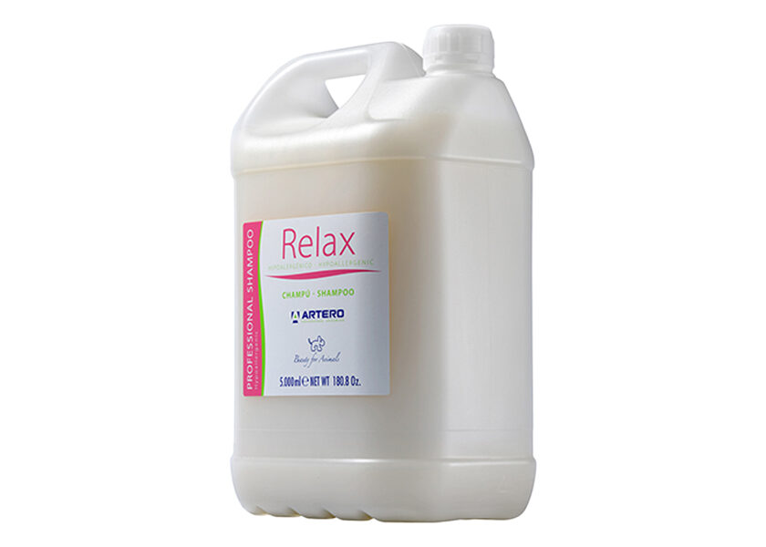 Artero Relax Shampoo, 5000 ml - гипоаллергенен и особенно подходит для чувствительной и нежной кожи