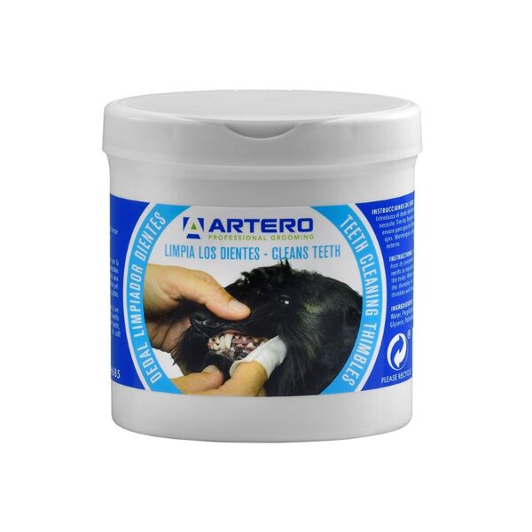 Artero Teeth Cleaning Wipes 50psc - Suņu un kaķu zobu tīrīšanas salvetes 50gab.