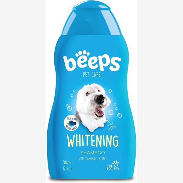 BEEPS Pet Care Whitening Shampoo with Chamomile Extract,  502 ml - balinošs šampūns ar kumelīšu ekstraktu