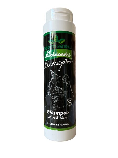 Baldecchi Cat Line Black Hair Shampoo, 250 ml - šampūns kaķiem ar melnu apmatojumu