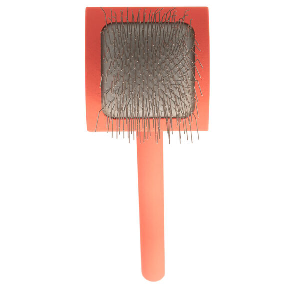CHRIS CHRISTENSEN Baby G Slicker Brush - coral - ķemme suņiem un kaķiem