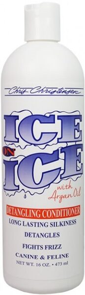 CHRIS CHRISTENSEN Ice On Ice Detangling Conditioner, 473ml- kondicionieris suņiem un kaķiem blāvam un bojātam apmatojumam