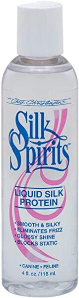 CHRIS CHRISTENSEN Silk Spirits Conditioner, 118ml - Atjauno bojātu ādu un apmatojumu ar mitrinošu šķidru zīda proteīnu