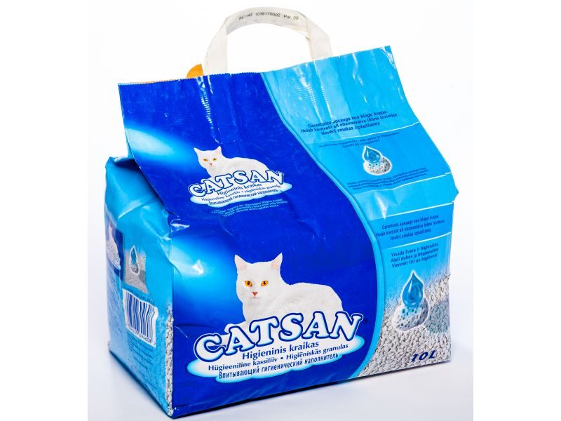 Catsan Hygiene Plus Cat Litter, 10kg - kaķu smiltis
