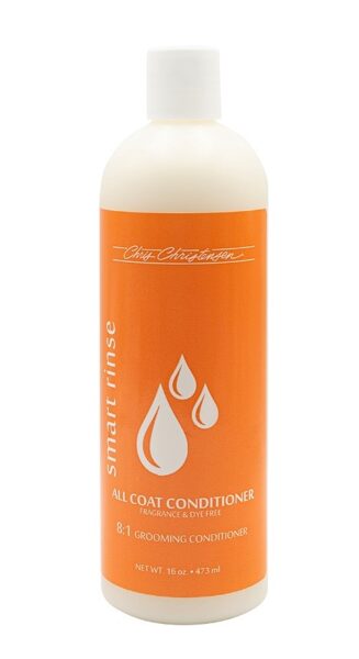Chris Christensen SmartRinse All Coat conditioner, 473ml - kondicionē un mitrina, lai nomierinātu sausu, kairinātu ādu un apmatojumu