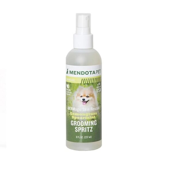 DERMagic Skin Rescue Grooming Spritz - Lemongrass Spearmint, 237 ml - attīra mēteli, novērš nepatīkamas smakas un novērš netīrumu veidošanos