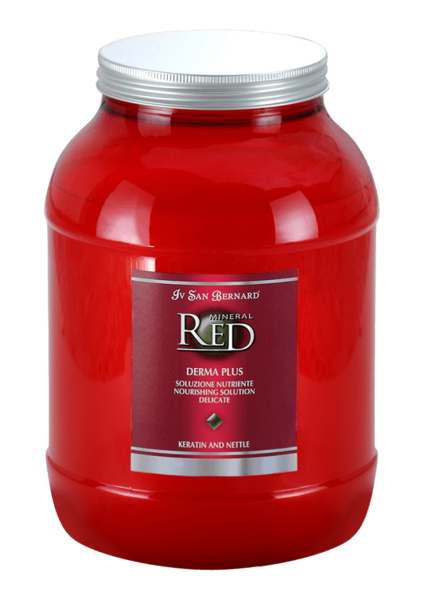 Iv San Bernard Red Mineral Derma Plus – Nourishing Solution Conditioner, 3000 ml - dziļi baro dermu un matus