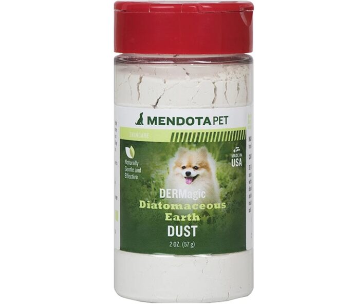 DERMagic Diatomaceous Earth Dust, 57 g - Сухая нетоксичная дезинфицирующая присыпка от внешних паразитов