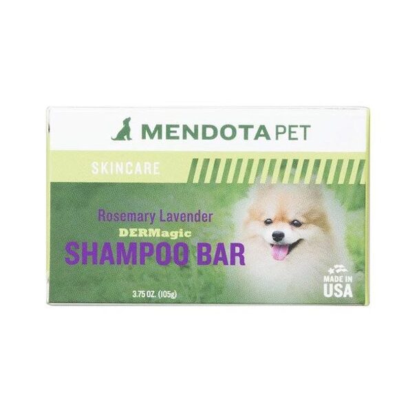 DERMagic Organic Shampoo Bar - Rosemary Lavender, 105 g - calming effect
