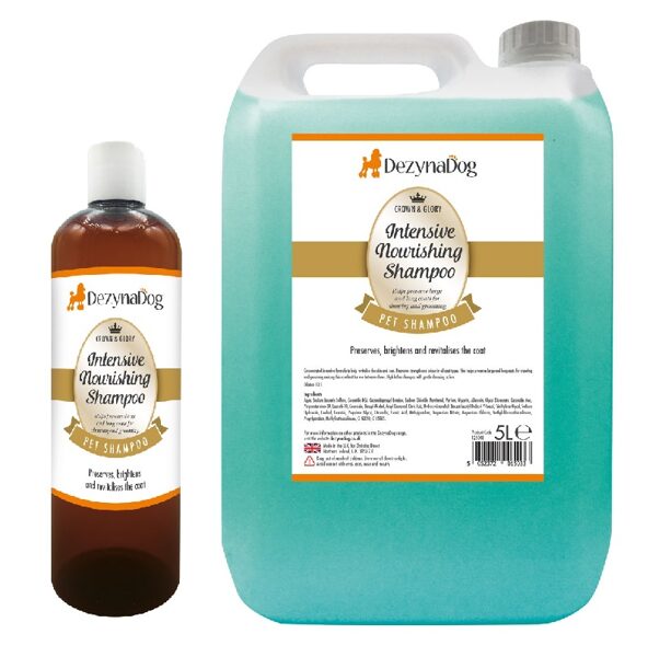 Dezynadog Crown & Glory Intensive Nourishing Shampoo, 5000 ml - preserves, brightens and revitalises the coat