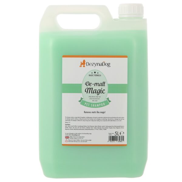 Dezynadog De-Matt Magic Shampoo, 5000 ml - removes matts like magic, moisturizes the coat