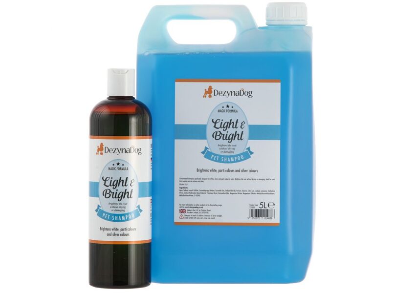 Dezynadog Magic Formula Light & Bright Shampoo, 5000 ml - brightens white, parti colours and silver colours