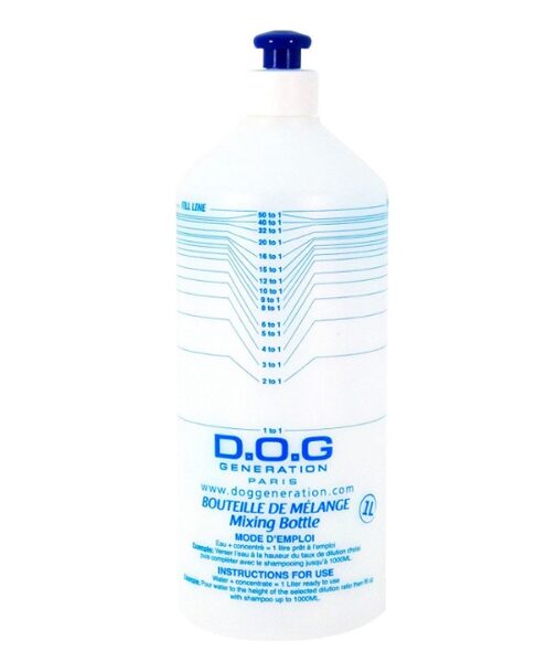 DOG Generation Mixing & Dispensing Bottle 1 L - pudele šampūnu atšķaidīšanai
