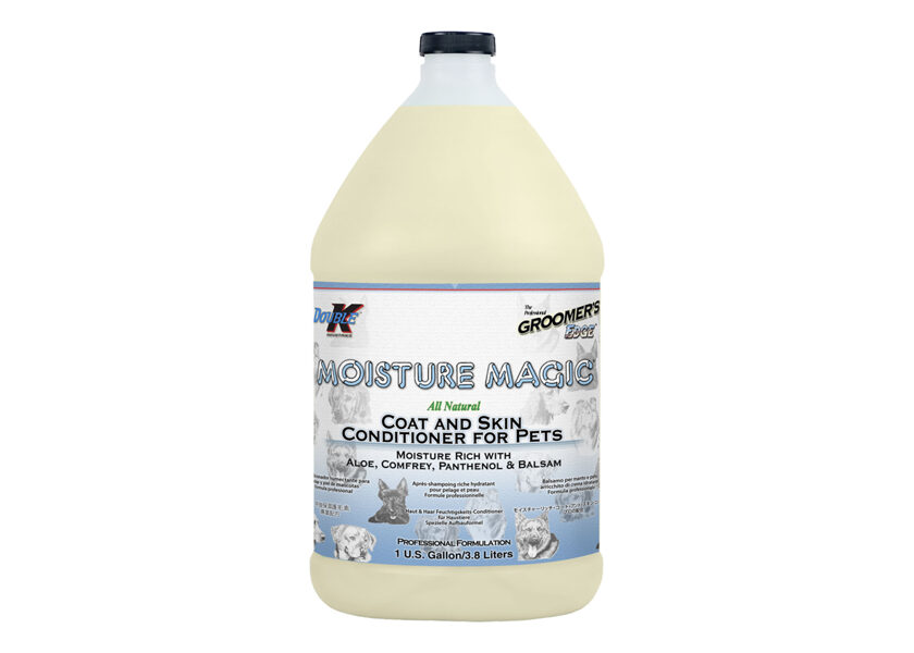 Double K Moisture Magic Conditioner, 3,8 L - bagātīga mitrināšana, atjauno sausus, blāvus, bojātus mēteļus