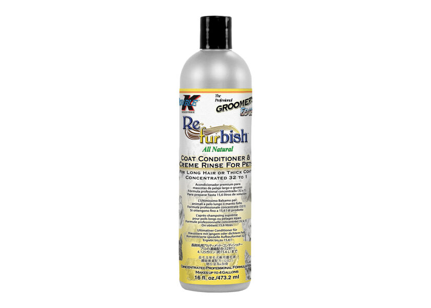 Double K Refurbish Conditioner, 473 ml - кондиционер для длинных волос и густой шерсти 