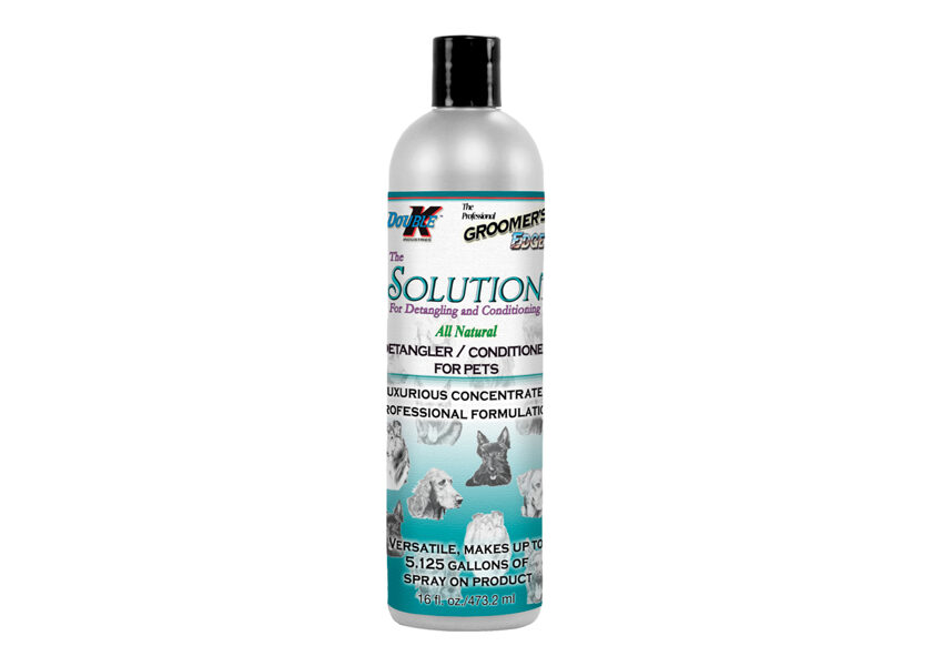 Double K The Solution Conditioner, 473 ml - palīdz atšķetināt visgrūtākos savēlumus, atjauno matus