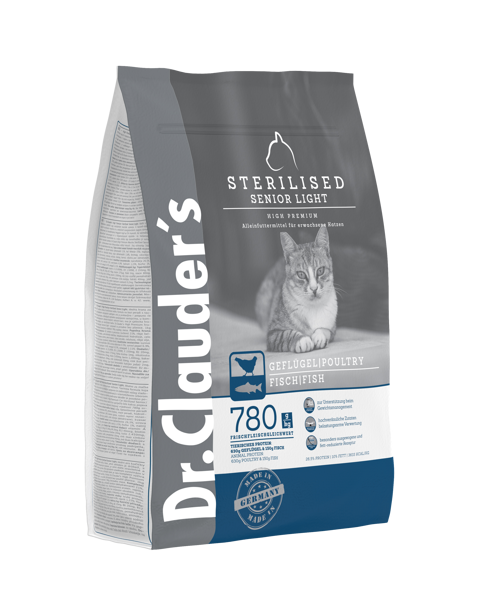 Dr.Clauder's STERILIZED SENIOR LIGHT Poultru&Fish 1,5kg