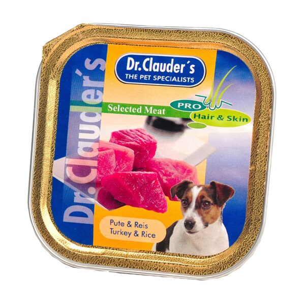 Dr.Clauder's Hair&Skin Selected Meat Turkey&Rice 100g