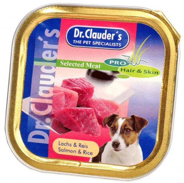 Dr.Clauder's Hair&Skin Selected Meat SALMON & RICE 100g