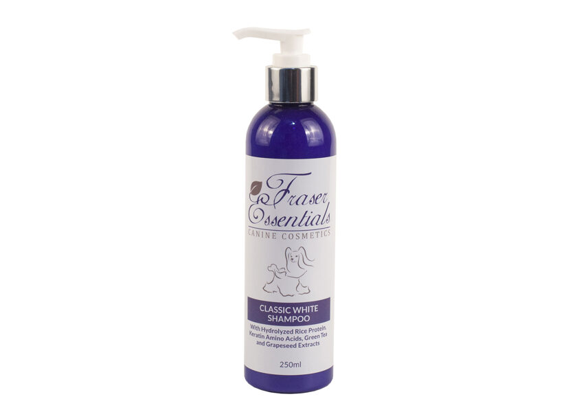Fraser Essentials Classic White Shampoo, 250 ml - šampūns baltajiem mēteļiem