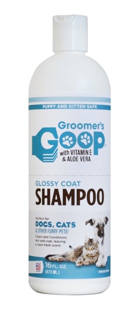 Groomer`s Goop Glossy Coat Pet Shampoo, 473ml - šampūns visiem spalvas tipiem