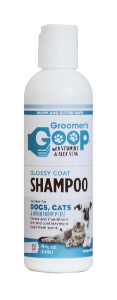 Groomer`s Goop Glossy Coat Pet Shampoo, 118 ml - šampūns visiem spalvas tipiem