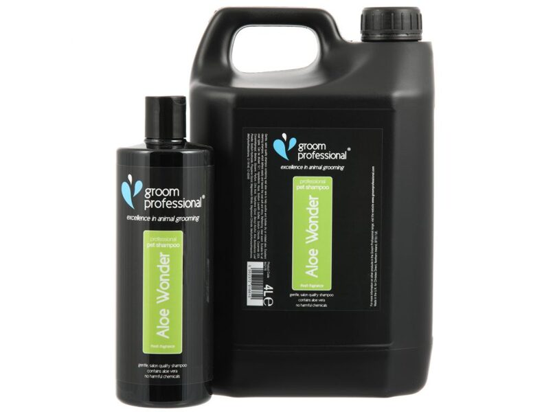 Groom Professional Aloe Wonder Shampoo, 4000 ml - palīdz nomierināt un mitrināt sausu vai kairinātu ādu