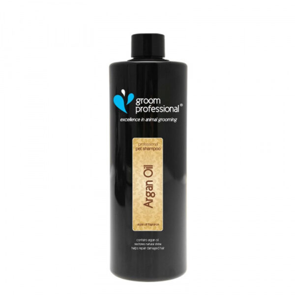 Groom Professional Argan Oil Shampoo, 450 ml - sausam, sapinušam un bojātam kažokam