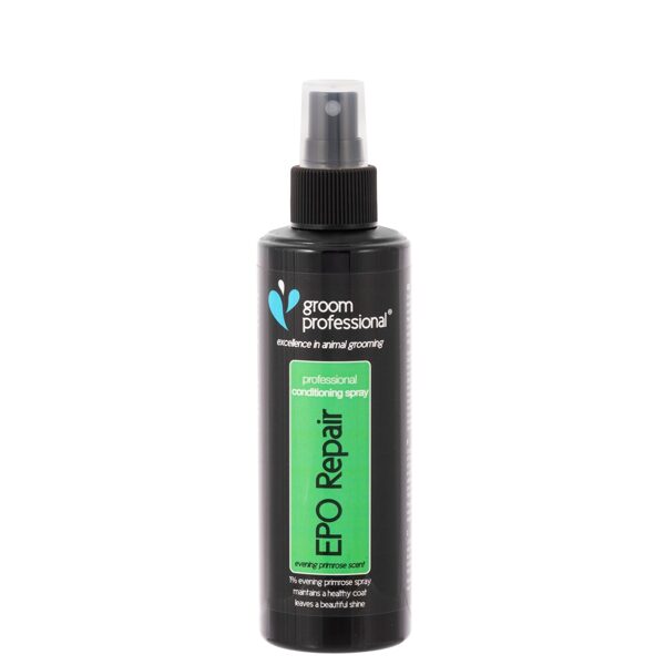 Groom Professional Evening Primrose Oil Coat Conditioning Spray - EPO, 500 ml - kondicionē, piešķir spīdumu un samazina statisko elektrību 