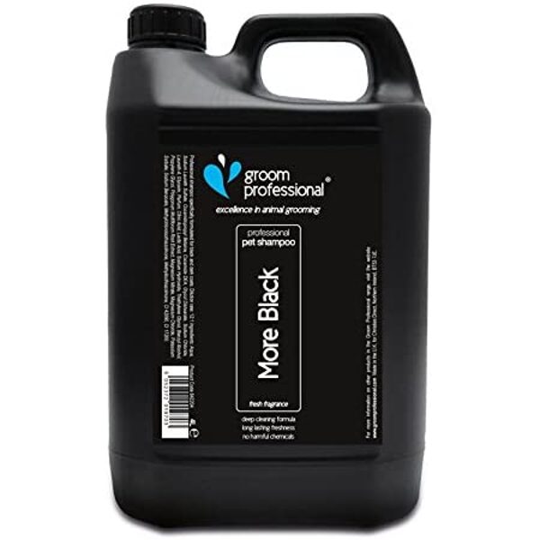 Groom Professional More Black Shampoo, 4000 ml - for black and dark coats