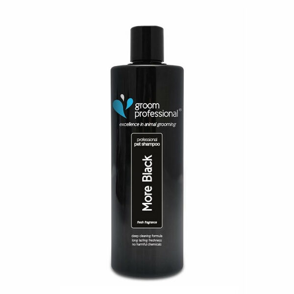 Groom Professional More Black Shampoo, 450 ml - melniem un tumšiem kažokiem