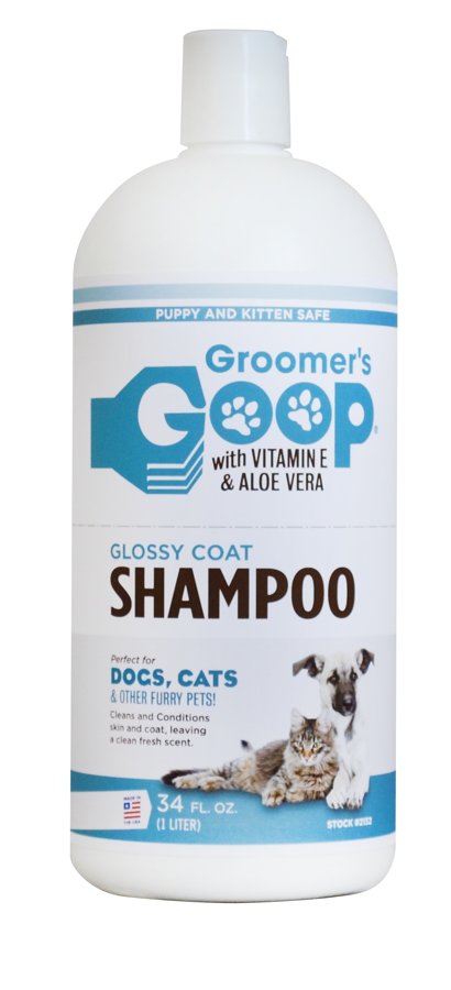 Groomer`s Goop Glossy Coat Pet Shampoo, 1000 ml - shampoo for all coat types