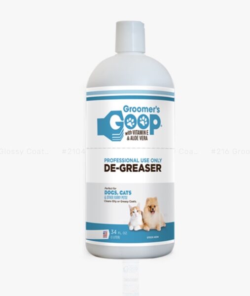 Groomer`s Goop De-Greaser (Liquid), 1000 ml - removes grease and oil from your pet's coat