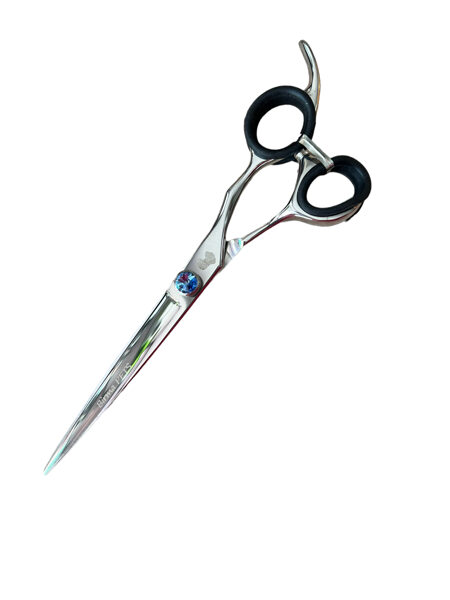 Ножницы для грумеров - Birma PETS Blue River Straight Scissors 7 '' 18 cm - прямые 