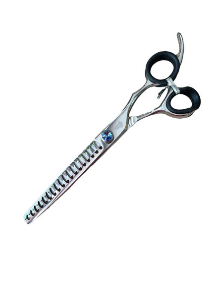 Ножницы для грумеров - Birma PETS Blue River Chunker Scissors 7 '' 18 cm - шанкеры