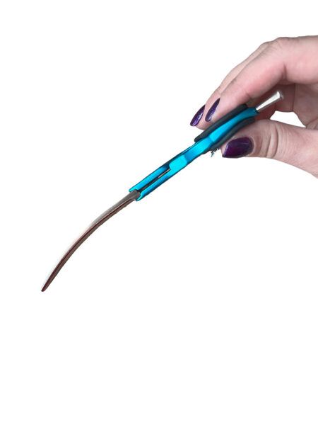 Šķēres grumeriem - Birma PETS Asian Style Scissors, 6`` (25 grādi)  16 cm - izliektās