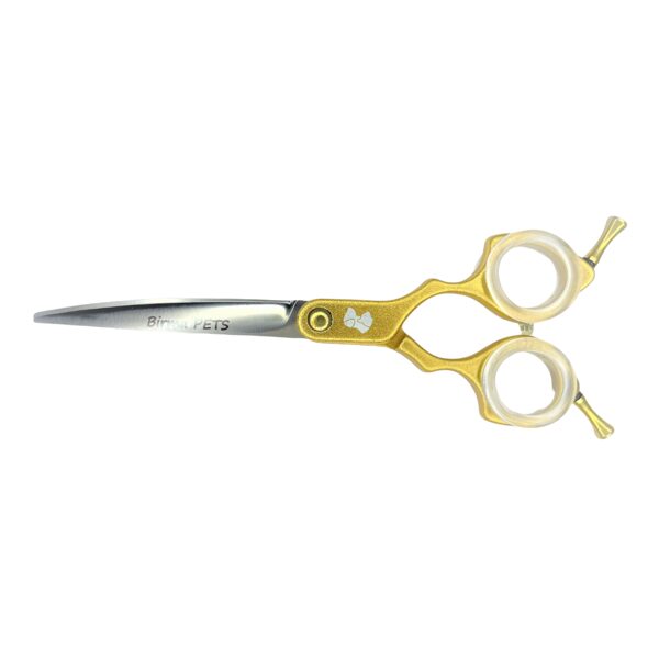 Šķēres grumeriem - Birma PETS Asian Style Scissors, 6`` - zelta