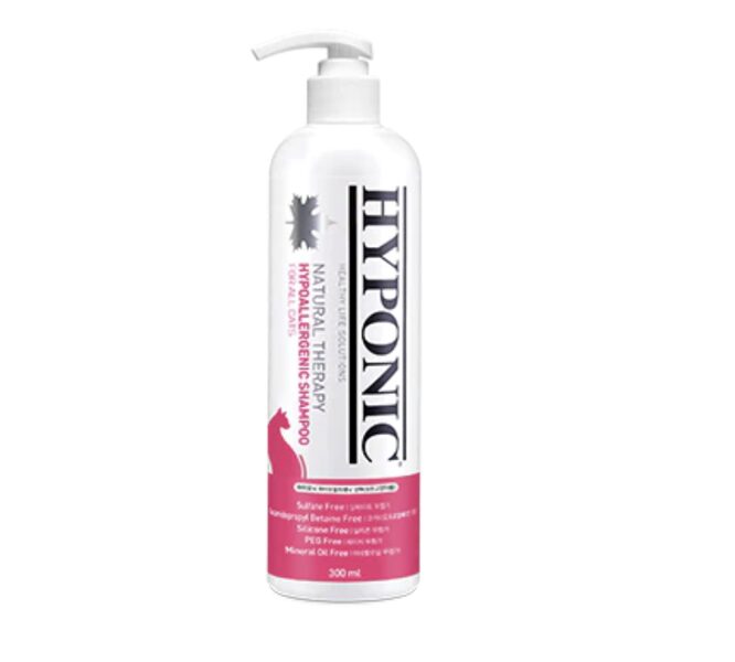 HYPONIC Hypoallergenic Shampoo for all cats, 300ml - hipoalerģisks šampūns visiem kaķiem 300ml