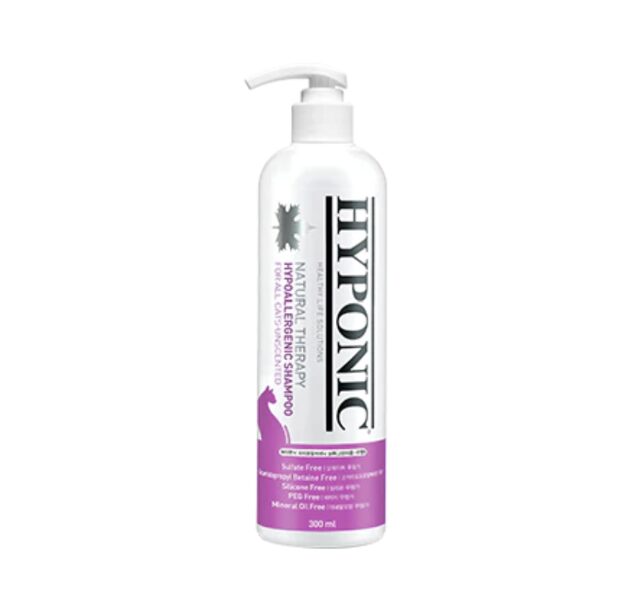 HYPONIC Hypoallergenic Unscented Shampoo for all cats, 300ml