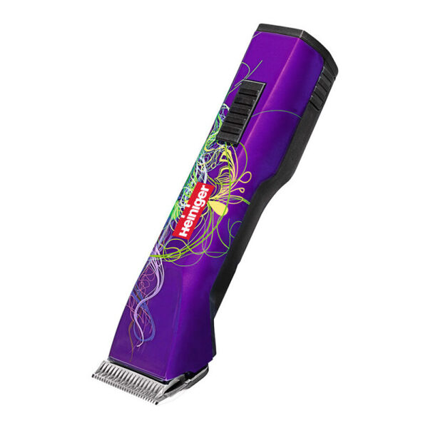 Heiniger Saphir Clipper Purple w/out cord, 1 battery - Profesionāls bezvadu dzīvnieku matu griezējs ar asmeni #10 un ar 1 bateriju